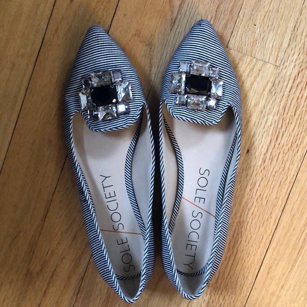 Some society jeweled flats